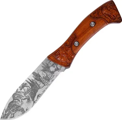 Zdjęcie produktu dla Nóż outdoorowy CO-37282 KC3206 - Brązowy Tygrys KP37282