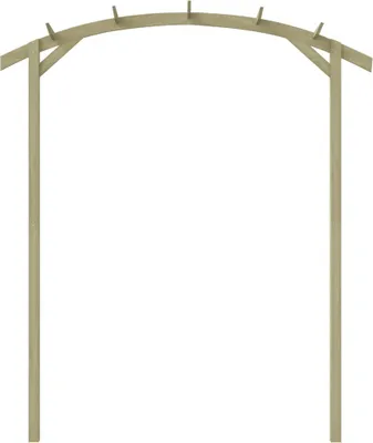 Produktbild von vidaXL Garten-Pergola Kiefernholz Imprägniert 180x210x40 cm