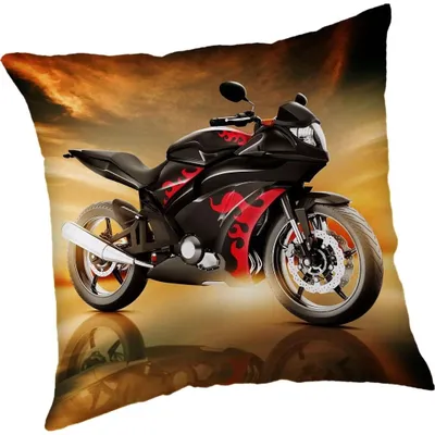 Productafbeelding van Motorbike sierkussen 40X40 cm