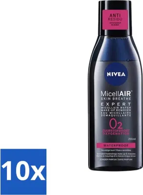 Produktbild von Nivea - Expert Make-up-Entferner - Mizellenwasser - Gesichtsreiniger - 200 ml - Vorteilspack - 10 Stücke