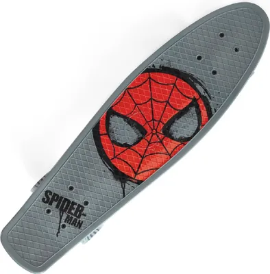 Image de Spiderman Nickel Board Skateboard robuste avec des roulements ABEC-7 précis et des roues 90A