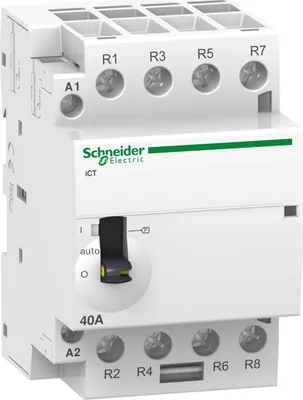 Immagine prodotto di Contattore di installazione Schneider Electric iCT 63A 4S 24V 50Hz MO A9C21164