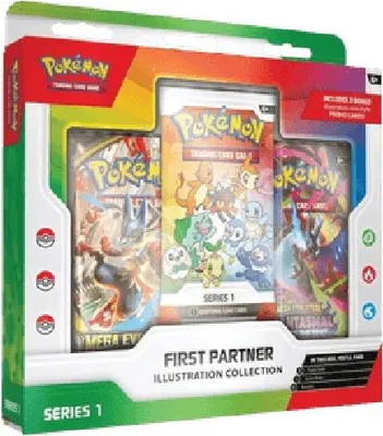Produktbild von Pokemon First Partner Illustration Collection Series 1