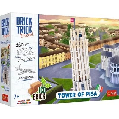 Image de Briques en céramique Brick Trick Tavel - Leaning Tower of Pisa Trefl