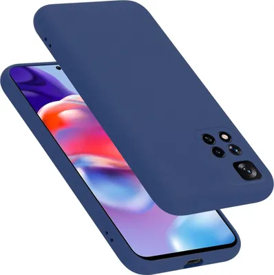 Produktbild von Cadorabo Schutzhülle für Xiaomi RedMi NOTE 11 PRO+ Hülle in Blau Handyhülle Case Cover TPU Etui