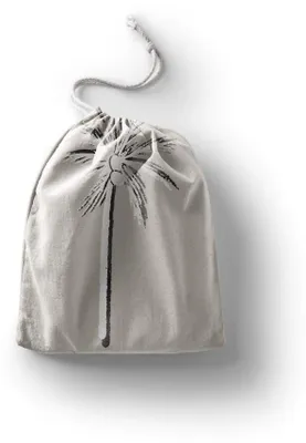 Immagine prodotto di Borsa riutilizzabile in cotone per la spesa, con coulisse - 40 x 50 cm