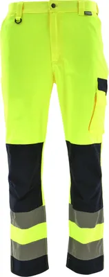 Immagine prodotto di SARA Pantaloni da lavoro ad alta visibilità "DROGOWIEC" 240 g/m² in cotone Giallo M