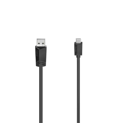 Immagine prodotto di Hama 00200633 USB Kabel 3 m USB 2.0 USB C USB A Schwarz