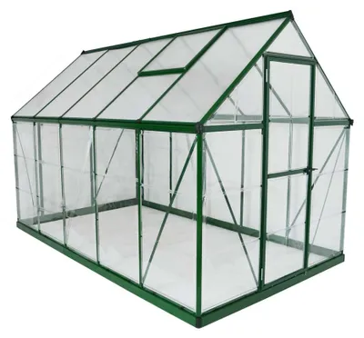 Produktbild von Palram - Canopia Aluminium Gewächshaus Hybrid 610 Grün 306x185x208 cm
