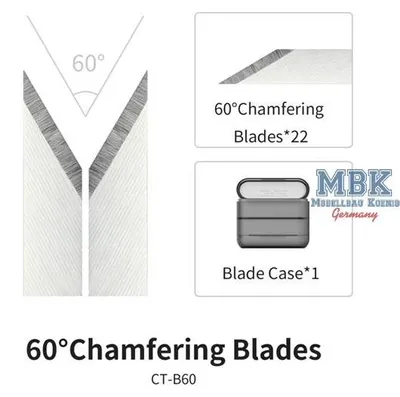 Image de DSPIAE DSP-CT-B60 Lames de chanfreinage DSPIAE Ideal 60°