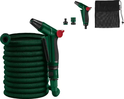 Produktbild von PARKSIDE® Flexi-Gartenschlauchset, 15 m