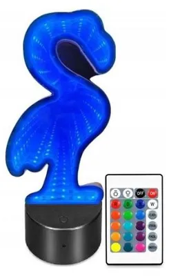 Image de Lampe 3D LED moXomi Flamant Veilleuse 16 Couleurs Télécommandée