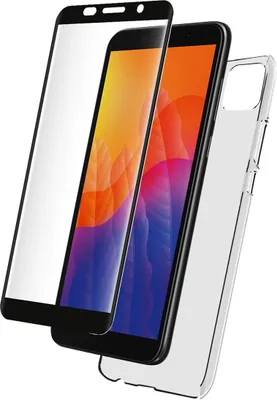 Produktbild von BigBen Connected, Hülle für Huawei Y5P aus TPU und Displayschutz aus gehärtetem Glas, Transparent