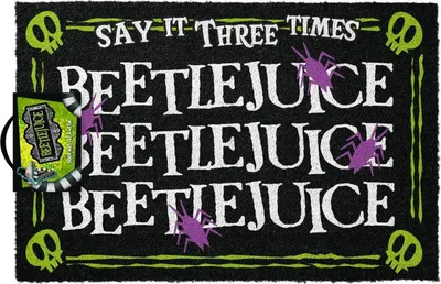 Zdjęcie produktu dla Wycieraczka Beetlejuice - Say It Three Times
