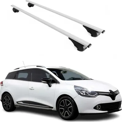 Obrázok produktu pre Priečne strešné nosiče pre Renault Clio Grandtour 2012–2019, farba strieborná