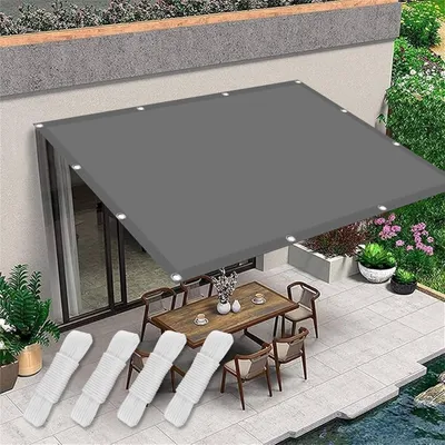Immagine prodotto di Tenda da sole, dimensioni 290 x 360 cm, colore grigio chiaro, protezione UV 98%