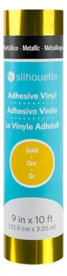 Produktbild von Silhouette Gold Metallic Selbstklebende Folie - 22,9 cm x 3,05 m