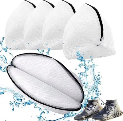Produktbild von Famanu Wäschenetz Set - 4 große Waschsäcke für Schuhe und Kleidung