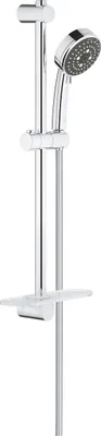 Image de GROHE Vitalio Comfort 100 Set de barre de douche, 3 types de jets, y compris tablette de douche, chrome, 26096000