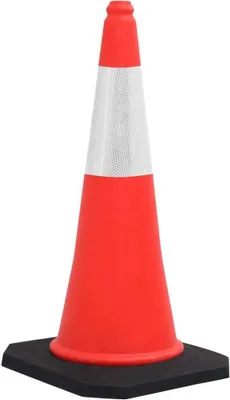Obrázok produktu pre vidaXL Reflexný dopravný kužeľ s ťažkou základňou 10 ks 75 cm