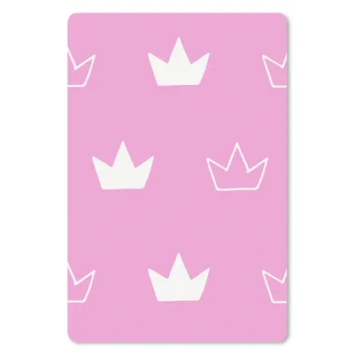 Produktbild von MuchoWow® Mauspad Mousepad Schnittmuster - Mädchen - Krone - Kinder 40x60 cm - Mousepads - Maus Mat - Pad - Mausunterlage - Schreibtisch Accesoire