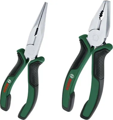 Zdjęcie produktu dla Szczypce precyzyjne, 2-częściowe, ergonomiczne, ze stali nierdzewnej