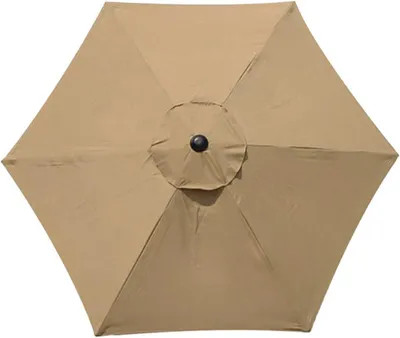 Produktbild von Sonnenschirm Ersatzbezug 2.7 m, 6 Rippen, UV-Schutz, khaki, für Garten