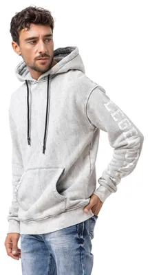 Produktbild von CL597 Herren Hoody Sweatshirt mit Print und Kängurutasche