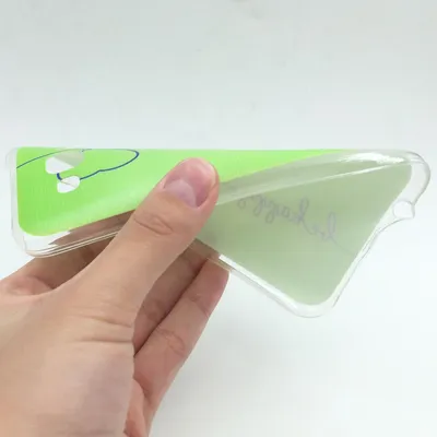 Produktbild von Handyhülle Schutzhülle für Samsung Galaxy J5 (2015) Case Cover Bumper Etuis Silikon Grün