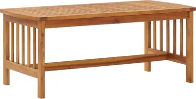 Image de vidaXL Ensemble de salon de jardin 5 pièces avec coussins en bois massif d'acacia