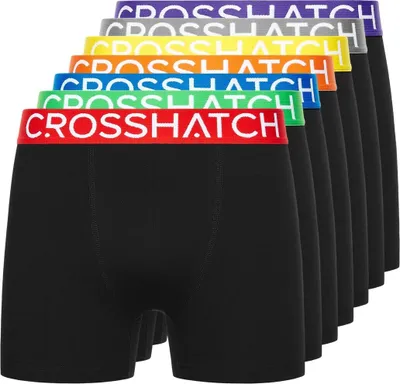 Produktbild von Crosshatch - "Septet" Boxershorts für Herren(7er-Pack) BG1844 (M) (Bunt)