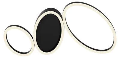 Immagine prodotto di Pannello LED quadrato, 54W, temperatura di colore 3000K/4000K, dimensioni 665x380x60 mm, colore nero