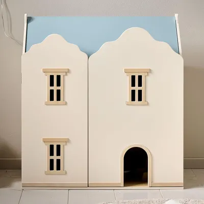 Produktbild von Petite Amélie Puppenhaus aus Holz H65,5 cm - Beige