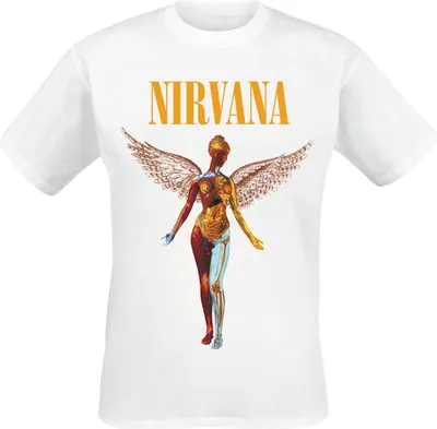 Produktbild von Nirvana T-Shirt Herren In Utero weiß Band-Merch, Bands 100% Baumwolle L