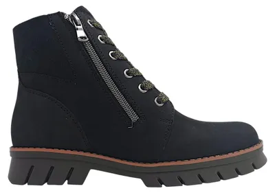 Imagen del producto de Waldläufer H-Xara: Botas de cordones para mujer, color negro, para uso casual