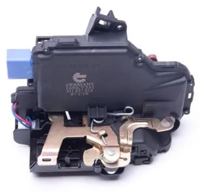 Image de Serrure centrale avant gauche pour VW Caddy III, Polo 9N, Multivan et Transporter T5