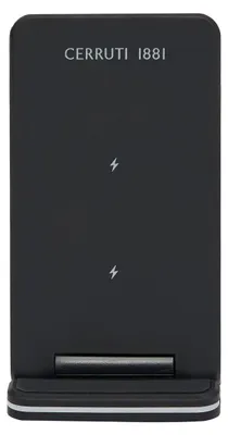 Image de CERRUTI 1881, chargeur sans fil, modèle Block, couleur noire
