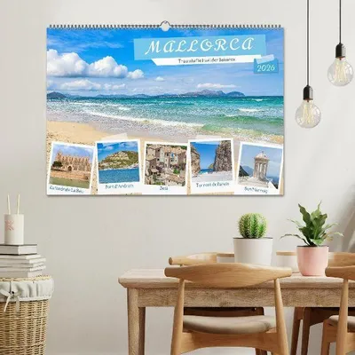 Produktbild von Mallorca - Traumhafte Insel der Balearen (Wandkalender 2026 DIN A2 quer), CALVENDO Monatskalender