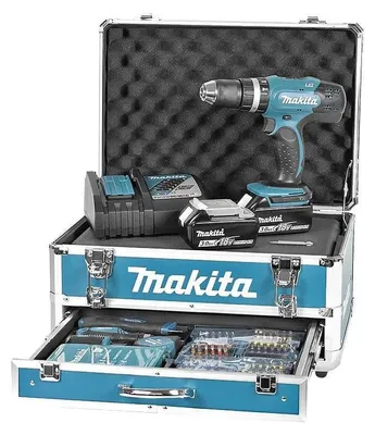 Image de Visseuse Perceuse à Percussion MAKITA DHP453RFX2 à Batteries LXT 18 V (2 x 3,0 Ah)