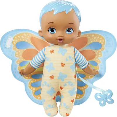 Productafbeelding van My Garden Baby My First Baby Butterfly Doll blauw 23 cm