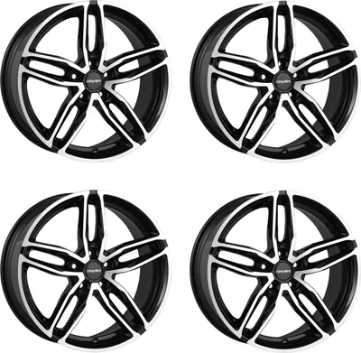 Produktbild von 4 Carmani Felgen 13 Twinmax 8.0x18 ET45 5x108 SWFP für Land Rover Discovery Freelander Range Rover Evoque