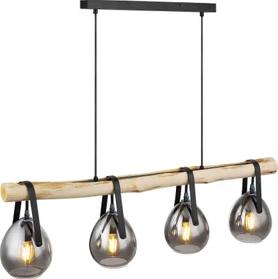 Immagine prodotto di Lampada TOOLIGHT APP1775-4CP Wood Grey