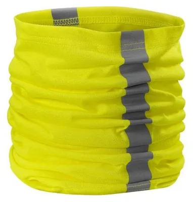 Image de Malfini - Écharpe « Twister » pour hommes/femmes unie PP8827 (taille unique) (jaune fluo)