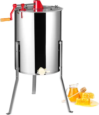 Produktbild von VEVOR Manuelle Honigschleuder 4/8 Rähmchen Honigextractor Tangentialschleuder