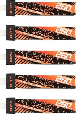 Produktbild von BetaFPV Lipo Akku LAVA BT2.0 260mAh 1S 80C 5 Stück
