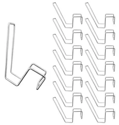Image de Supports muraux pour chaussures, 20 pièces, en acier inoxydable, sans perçage