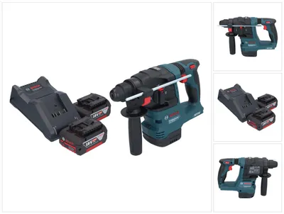 Immagine prodotto di Bosch GBH 18V-22 Trapano a percussione professionale a batteria 18 V 1,9 J SDS Plus Brushless + 2x batteria ricaricabile 4,0 Ah + caricabatterie
