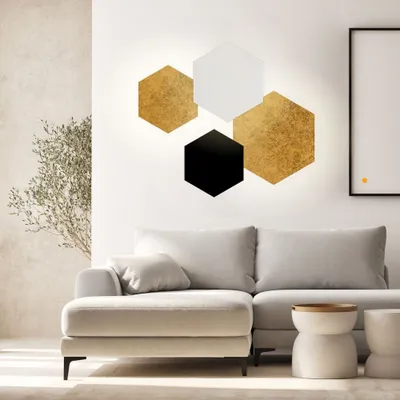 Produktbild von s.luce Hive indirekte LED Wandleuchte Wandlampe Wohnzimmerleuchte
