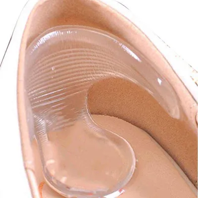Produktbild von CHPN – Fersenschutz – Silikon – 1 Paar – Einheitsgröße – Fersenschutz – Gebrochene Ferse – Schuhzubehör – Transparent