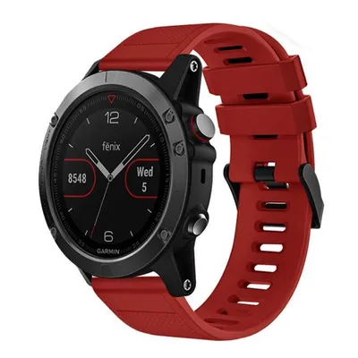 Obrázok produktu pre Garmin Fenix 5 Silicone Acton remienok, Dark Red